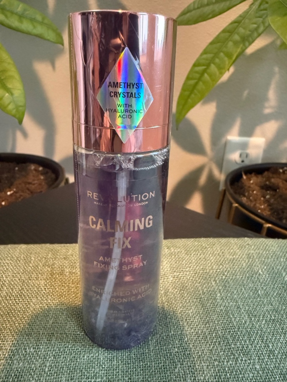 Makeup Revolution Calming Fix Amethyst Setting Spray